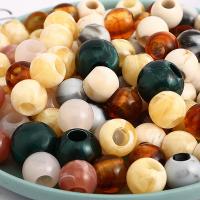Acrylic Jewelry Beads Round DIY Approx Sold By Bag
