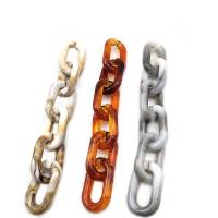 Ακρυλικό Η σύνδεση Ring, DIY & διαφορετικό μέγεθος για την επιλογή, περισσότερα χρώματα για την επιλογή, Sold Με τσάντα