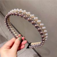 Hair Bands Plastic with Plastic Pearl for woman 7mm Inner Approx 160mm Sold By PC