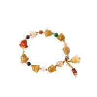 Bracelets de pierres précieuses, Briquet Imperial Jade, avec Lapis lazuli & Malachite, bijoux de mode & pour femme, 10x14mm, Vendu par Environ 5.51-7.09 pouce brin