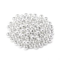Plastic Beads, Round, plated, DIY & different size for choice, more colors for choice, Sold By Bag