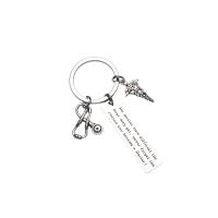 Stainless Steel Key Clasp, 304 Stainless Steel, Unisex & different size for choice, original color, Sold By PC