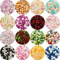 Perles en plastique ABS, Plastique ABS perle, Rond, DIY, plus de couleurs à choisir, 3-8mm, Environ 150PC/sac, Vendu par sac