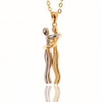 Brass Necklace, plated, for woman, more colors for choice, nickel, lead & cadmium free, 9x32mm, Length:17.7 Inch, Sold By PC