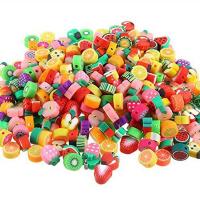 Polymer Clay Beads, Fruit, DIY, mixed colors, 10mm, Sold By PC