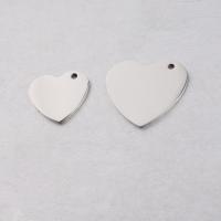 Stainless Steel Heart Pendants 304 Stainless Steel Vacuum Ion Plating fashion jewelry & polished & DIY & Unisex Sold By PC