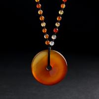 Carnelian Sweater Necklace fashion jewelry & Unisex 30-40mm Sold Per Approx 23.62 Inch Strand