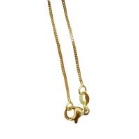Brass Necklace Chain Stick gold color plated DIY golden nickel lead & cadmium free Length 17.71 Inch Sold By PC