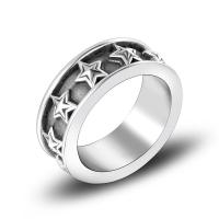 Titantium Steel finger ring, Titan Stål, Skull, plated, Unisex & olika storlek för val & svärta, ursprungliga färgen, Säljs av PC