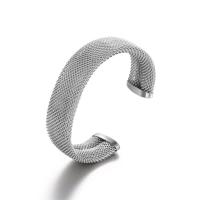 Titanium Steel Cuff Bangle plated Adjustable & Unisex Sold By PC