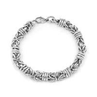 Titanium Steel Bracelet, polished, different size for choice & for man, original color, Sold By PC
