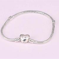 Zinc Alloy Bracelet with Brass plated for woman silver color Sold By PC