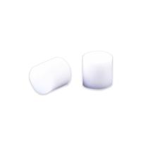 Silicone Ear Plugs, white, 3x3mm, 1000PCs/Bag, Sold By Bag