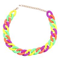 Resin Necklace Zinc Alloy with Resin with 4.21 extender chain fashion jewelry & for woman Length 16.25 Inch Sold By PC