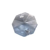 Acrylic Jewelry Beads Octagon injection moulding DIY & faceted & double-hole 12mm Approx Sold By Bag