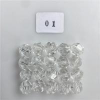 Akryl smycken pärlor, formsprutning, DIY & fasetterad, fler färger för val, 16mm, Ca 960PC/Bag, Säljs av Bag