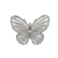 Acrylic Pendants, Butterfly, injection moulding, DIY, clear, 32x42mm, Approx 200PCs/Bag, Sold By Bag
