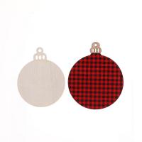 Schima Superba Christmas Hanging Ornaments Flat Round DIY Sold By PC