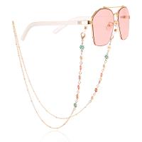 Zinc Alloy Glasses Chain gold color plated for woman & enamel nickel lead & cadmium free Length 31.2 Inch Sold By PC