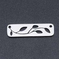 Stainless Steel Connector 201 Stainless Steel Rectangle Vacuum Ion Plating fashion jewelry & polished & DIY & Unisex Sold By Bag