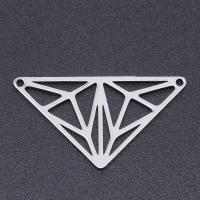Stainless Steel Connector 201 Stainless Steel Triangle Vacuum Ion Plating fashion jewelry & polished & DIY & Unisex Sold By Bag
