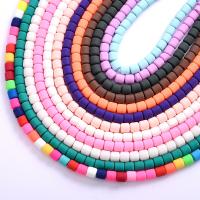 Polymer Clay Beads, DIY, more colors for choice, 6mm, Approx 63PCs/Strand, Sold Per Approx 15 Inch Strand
