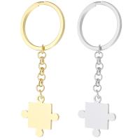 Stainless Steel Key Clasp, 304 Stainless Steel, plated, more colors for choice, 83mm, Sold By Set