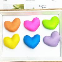 Hair Accessories DIY Findings Cloth Heart handmade 60mm Sold By PC
