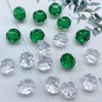 Transparent Acrylic Beads plated DIY & faceted Sold By Bag