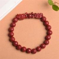 Cinnabar Bracelet Unisex red Length Approx 21 cm Sold By PC