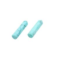 Turquoise Beads, polished, blue, 6x25mm, Sold By PC