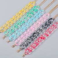 Acrylic Bracelets, Tibetan Style, with Resin, with 4.33 extender chain, fashion jewelry & for woman, more colors for choice, Length:7.51 Inch, Sold By PC