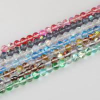 Kristall-Perlen, Kristall, plattiert, DIY & verschiedene Größen vorhanden & facettierte, mehrere Farben vorhanden, verkauft von Strang