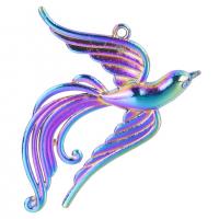 Zinc Alloy Animal Pendants Phoenix colorful plated Unisex nickel lead & cadmium free Length Approx 19.69 Inch Sold By PC