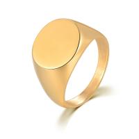 Bague en acier inoxydable, Acier inoxydable 304, forme d'anneau, bijoux de mode & poli & unisexe & normes différentes pour le choix, plus de couleurs à choisir, Vendu par PC