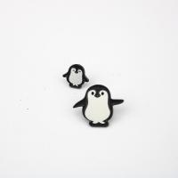 Enamel Brooch, Tibetan Style, Penguin, plated, Unisex & different size for choice, nickel, lead & cadmium free, 10PCs/Lot, Sold By Lot