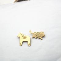Tibetan Style Brooches, Animal, gold color plated, Unisex & different styles for choice, nickel, lead & cadmium free, 10PCs/Lot, Sold By Lot