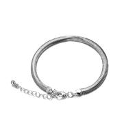 alliage de zinc bracelet, avec 2.36inch chaînes de rallonge, bijoux de mode & unisexe, protéger l'environnement, sans nickel, plomb et cadmium, Longueur:Environ 7.87 pouce, Vendu par PC