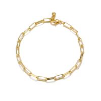 Zinc Alloy Bracelet with 1.57inch extender chain plated fashion jewelry & Unisex nickel lead & cadmium free Length Approx 8.58 Inch Sold By PC