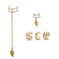 Zinc Alloy Earring Clip fashion jewelry & for woman & with rhinestone nickel lead & cadmium free Sold By Set