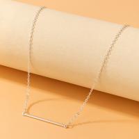 Collar de Aleación de Zinc, con 5.5cm extender cadena, chapado, Joyería & para mujer, color original, longitud:45 cm, Vendido por UD