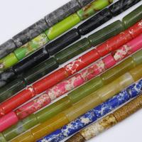 Gemstone Jewelry Beads, Natural Stone, Column, DIY, more colors for choice, 4x13mm, Sold Per Approx 14.96 Inch Strand