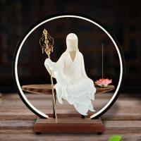 Backflow Incense Burner, Porcelain, handmade, for home and office & durable & with LED light & multifunctional, 400x120x400mm, Sold By PC