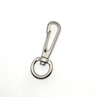 lega in zinco Borsa Snap Hook Buckle, placcato, multifunzionale & DIY, colore originale, 54x18mm, Venduto da PC