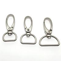 Tibetan Style Bag Snap Hook Buckle, machine polished, multifunctional & DIY & different size for choice, original color, Sold By PC