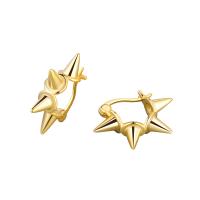 Brass Stud Earring, plated, fashion jewelry & for woman, more colors for choice, nickel, lead & cadmium free, 18.70x13.80mm, Sold By Pair