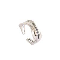 Solidny srebrny pierścień, 925 Srebro, Platerowane kolorem starego srebra, Regulowane & dla kobiety, 16.50mm, sprzedane przez PC