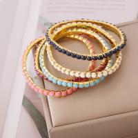 Acrylic Bracelets, 4 pieces & fashion jewelry & for woman, nickel, lead & cadmium free, Length:Approx 18 cm, Sold By Set