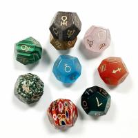 Natural Stone Dice, more colors for choice, 20x20mm, 3PCs/Set, Sold By Set