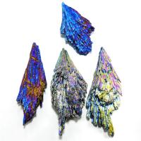 Schorl Espécime de Minerais, platinado colorido, multi colorido, vendido por PC